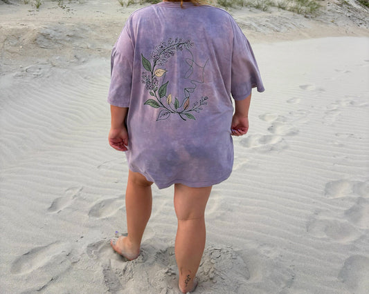 Lavender Hand-dyed Tee