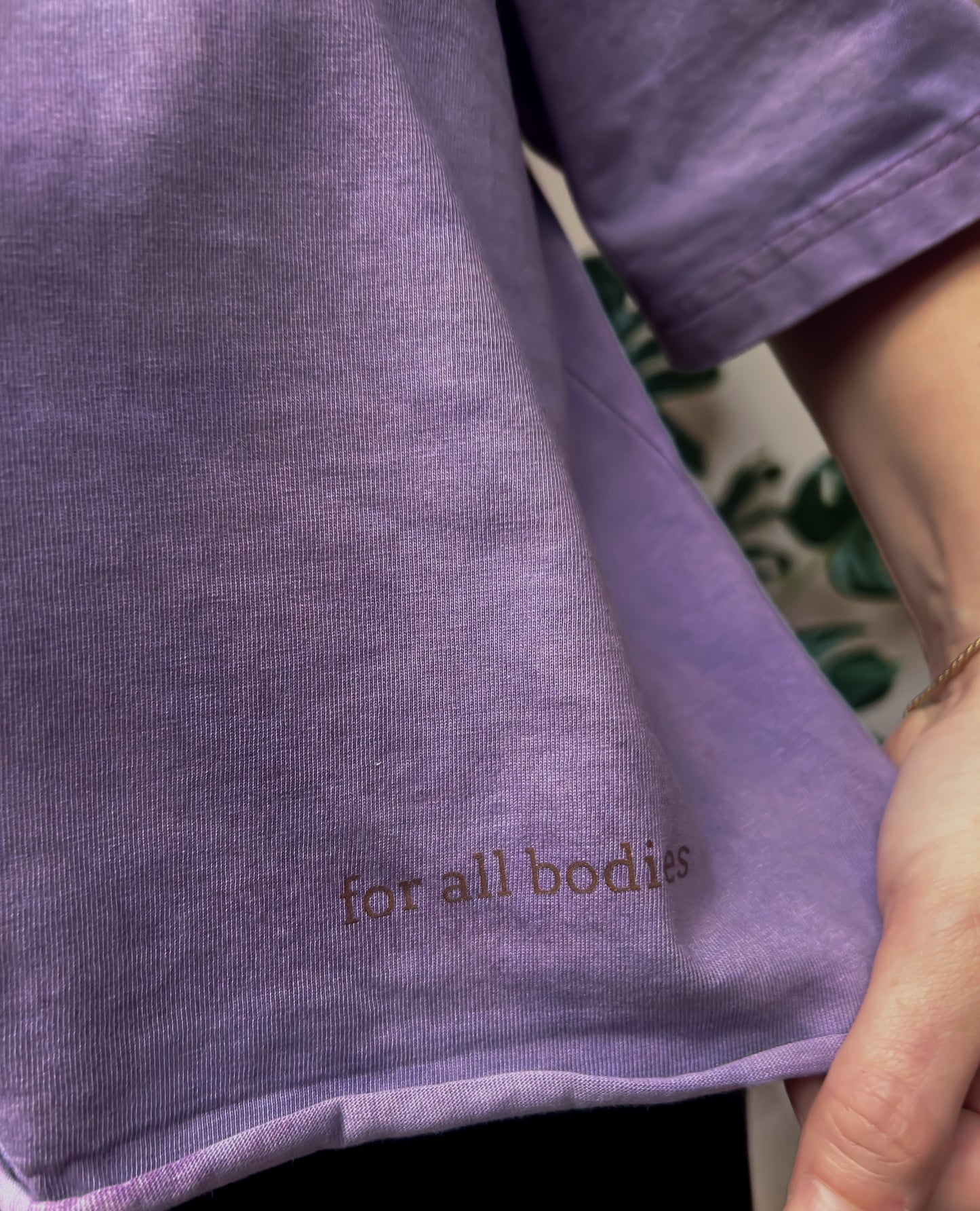 Lavender Hand-dyed Tee