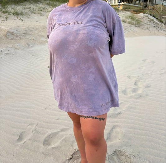 Lavender Hand-dyed Tee