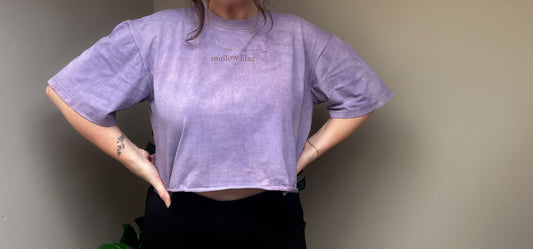 Lavender Hand-dyed Tee